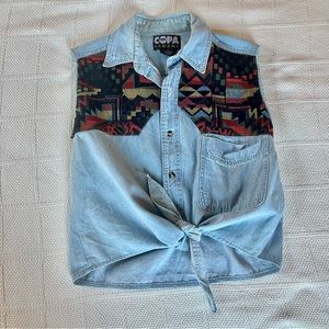 VINTAGE Copa Bana Jean Top
